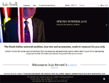 Tablet Screenshot of italoferretti.com
